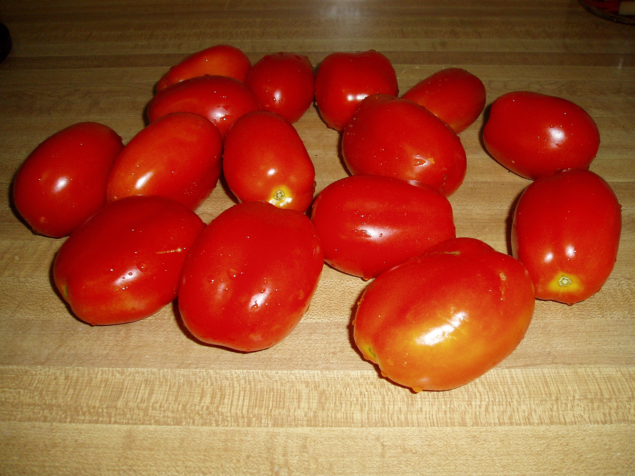 First Roma tomato harvest 2