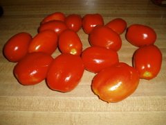 First Roma tomato harvest 2